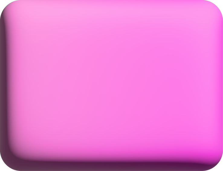 Pink rectangle 3d geometric shape